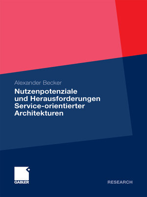cover image of Nutzenpotenziale und Herausforderungen Service-orientierter Architekturen